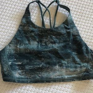 High neck lululemon bra